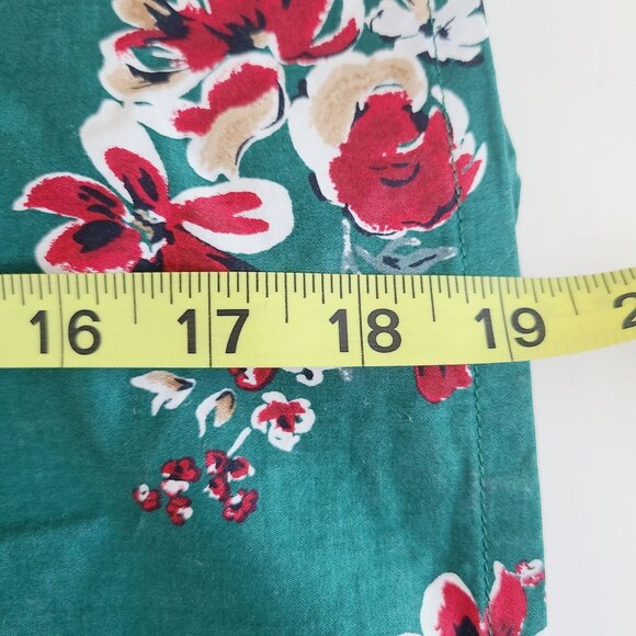 Carters Toddler Girls Floral Print Green Sleeveless A Line Dress 2T - Picture 8 of 9